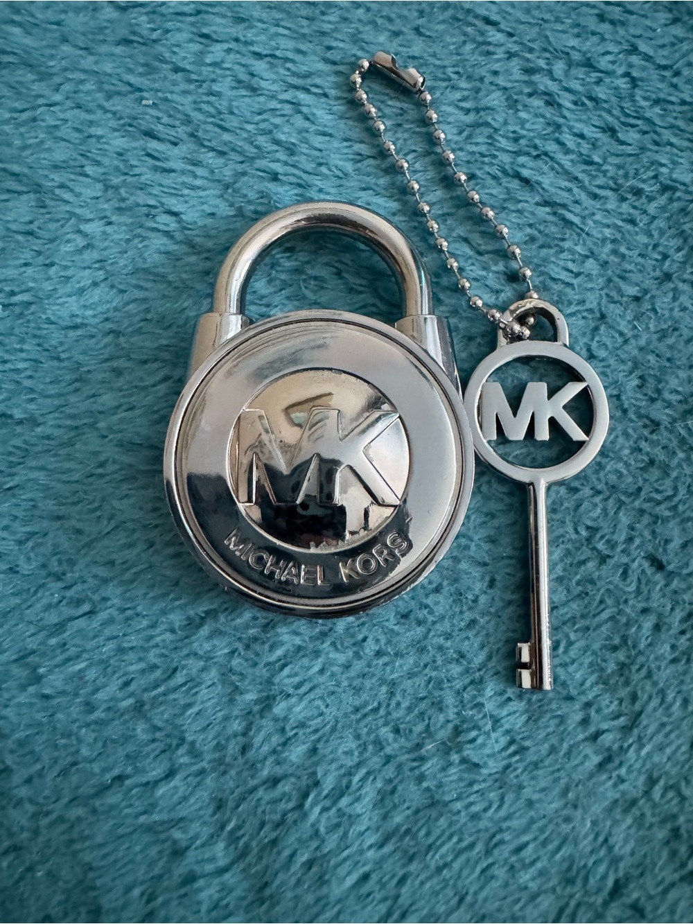 Michael Kors Hamilton silver lock & key
